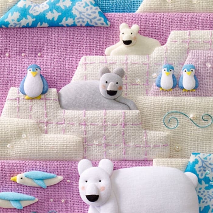 布イラスト動物カレンダー