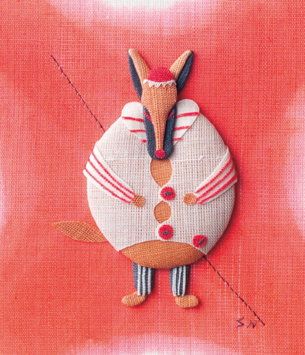 グリム童話赤ずきん、オオカミ