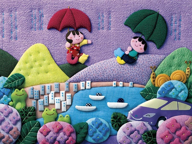 calender布のイラスト